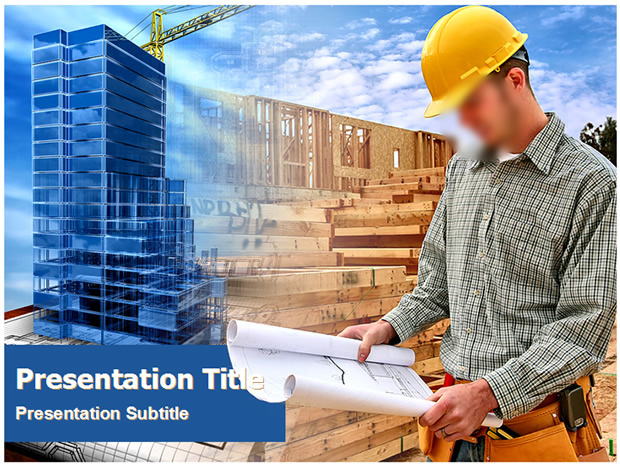 建筑公司建筑行业PPT模板
